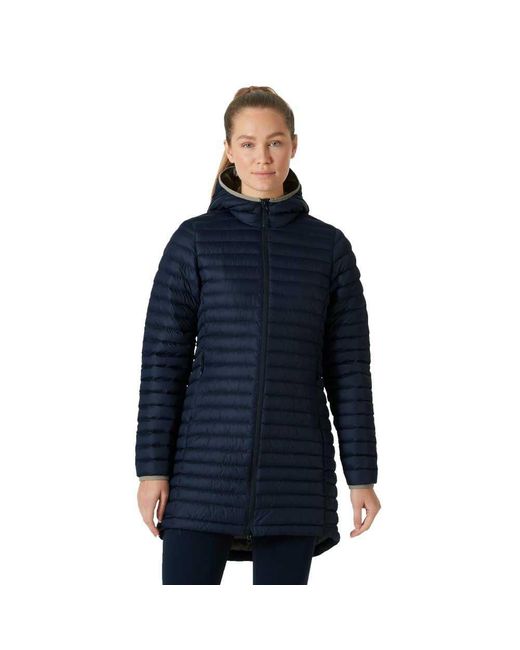 Helly Hansen Blue W Sirdal Long Insulator Jacket Coat