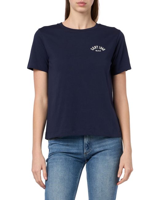 Gant Blue REG Arch SS T-Shirt