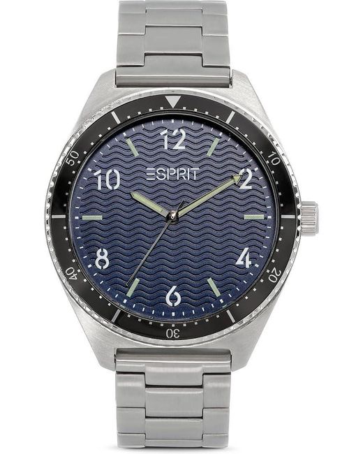 Esprit Uhren Analog Quarz One Size Silber 32025989 in Gray für Herren