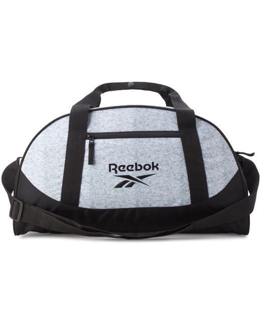 Reebok Black Lightweight Mini Travel And Gym Bag - Small Weekender Carry On Duffle Bags For And