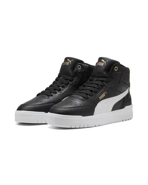 PUMA Shuffle Downtown Mid Trainers Uk Black Lyst UK