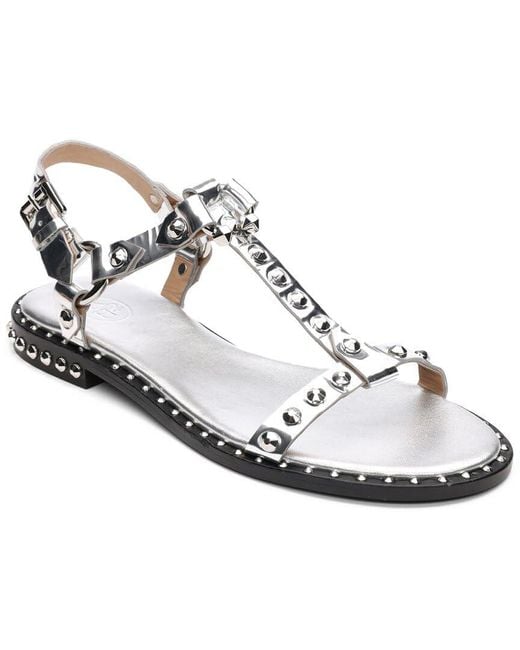 Ash White Patsy Leather Sandal