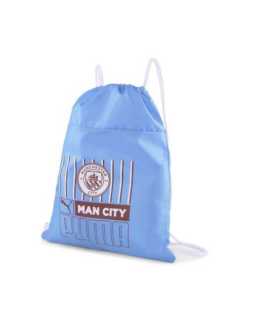 PUMA Blue MCFC Core Gymsack [hellblau/intensiv rot]