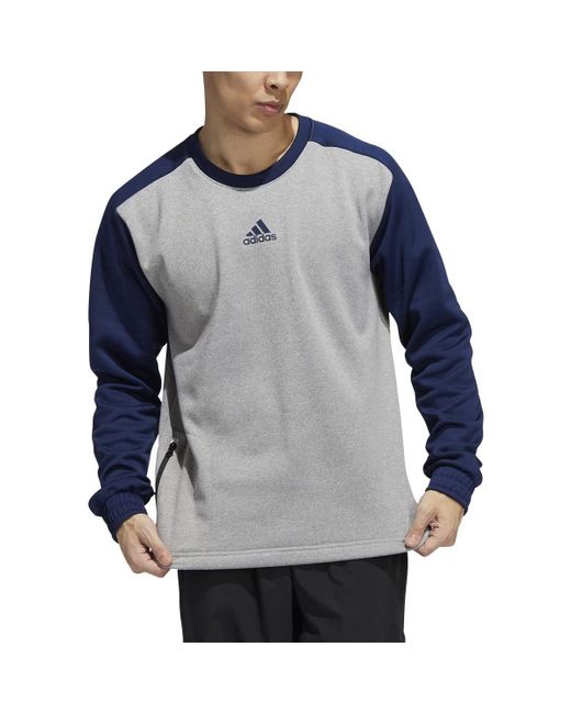 Adidas Blue S Team Issue Long Sleeve Crew Shirt Xl