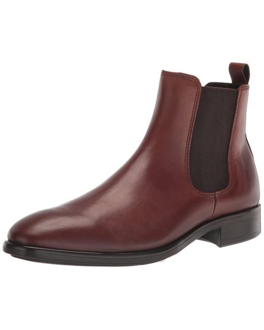 Ecco Brown City Tray Chelsea Boot for men