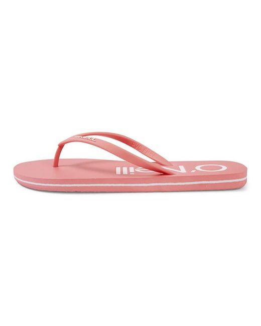 O'neill Sportswear Pink Profile Logo Sandals | Georgia Peach for men
