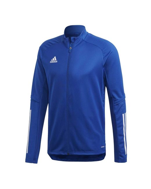 Adidas Con20 Tr Jkt Sportjack Voor in het Blue voor heren