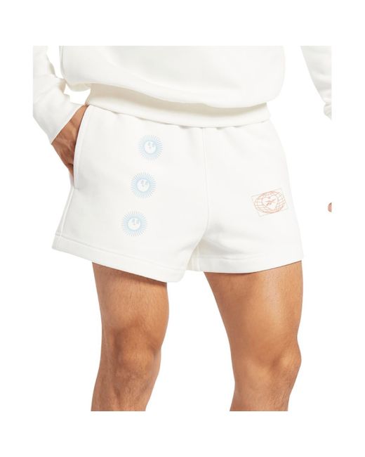 Reebok White Classics Shorts for men