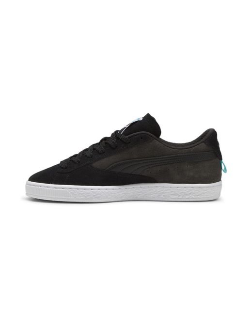 PUMA Black ® Mercedes Amg Petronas Suede Walking Shoes For – Padded Insole & Collar – Eva for men
