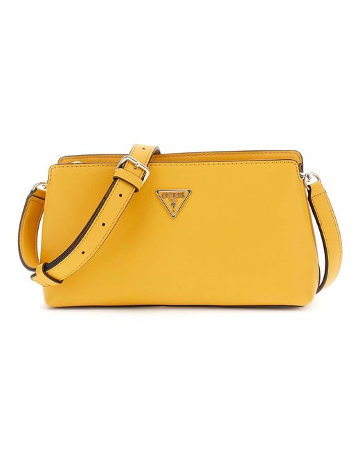 Talent Crossbody Top Zip Marigold di Guess in Black