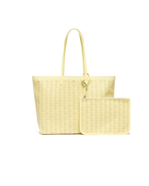 Lacoste Shopping Bag S Yellow One Size