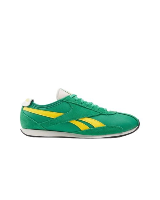 R400, Scarpe da Ginnastica -Adulto, Upgrade Green/Golden Haze/Chalk, 37.5 EU di Reebok