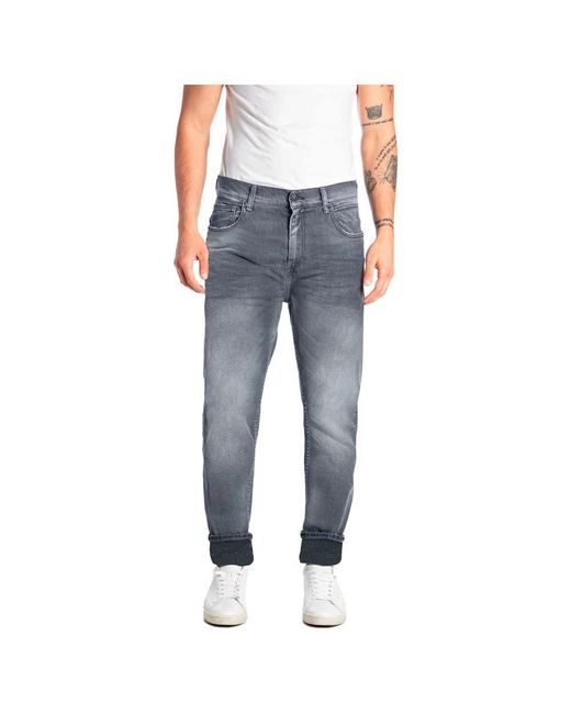 Replay Gray Sandot Jeans for men