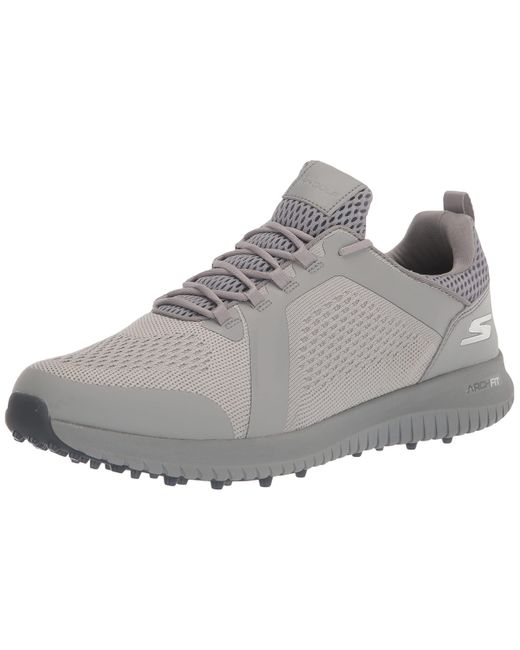 Skechers Gray Max Rover 2 Arch Relaxed Fit Spikeless Golf Shoe Sneaker for men
