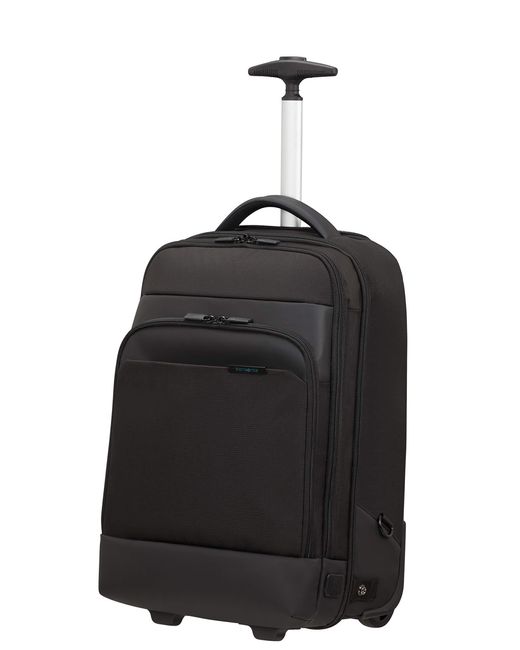 Samsonite Black Laptop Backpack With Two Wheels 17.3 for men