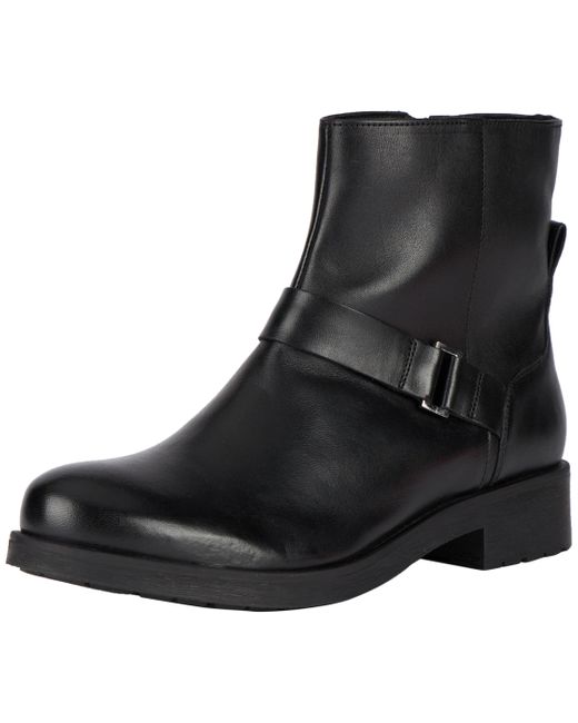 Geox Black D Rawelle Ankle Boot