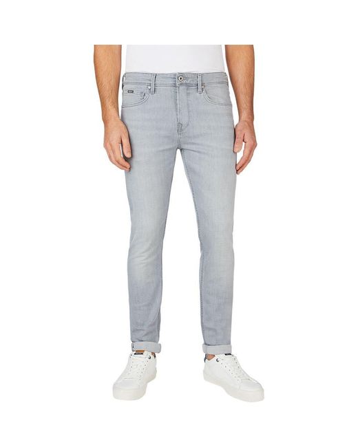 Pepe Jeans Gray Skinny Jeans for men
