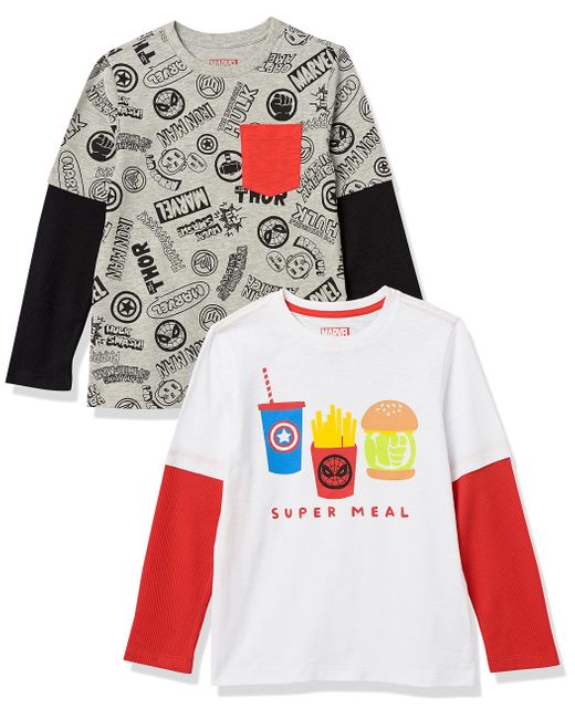 Disney Star Wars Camisetas 2 en 1 de ga Larga Niño Amazon Essentials de  hombre de color Rojo | Lyst