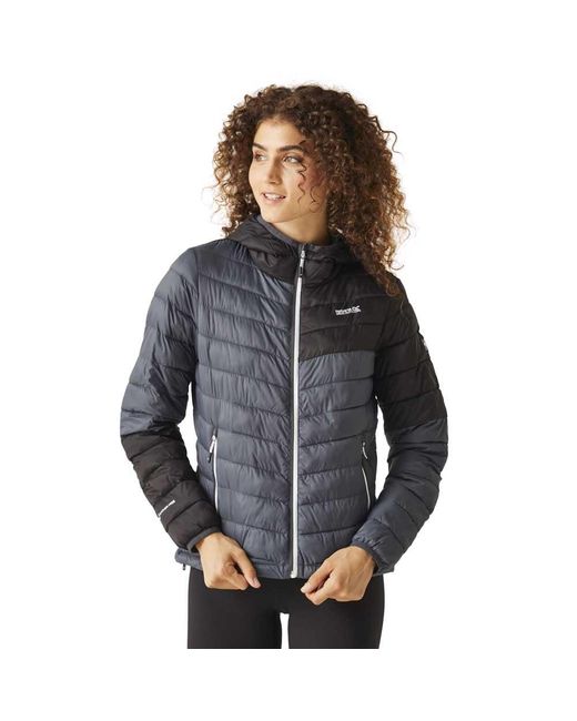 Regatta S Hillpack Ii Packaway Gewatteerde Jas Met Capuchon in het Blue