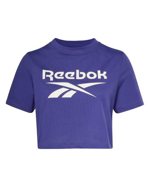 Reebok Ri Bl Crop Tee T-shirts in het Blue