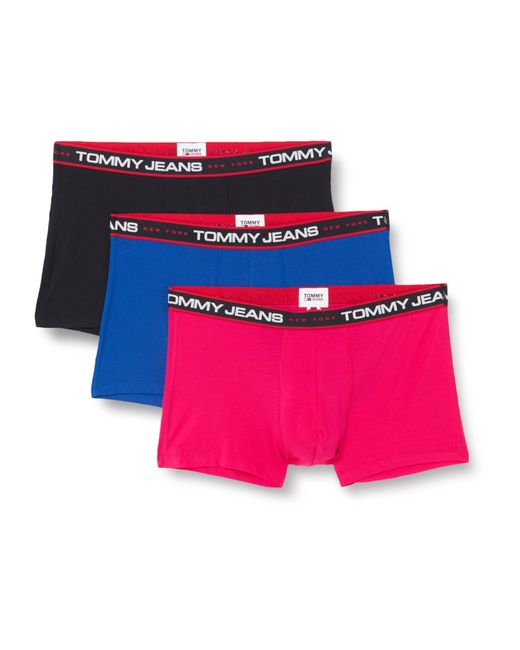 Tommy Hilfiger Pink Boxer Shorts Trunks Underwear Pack Of 3 for men