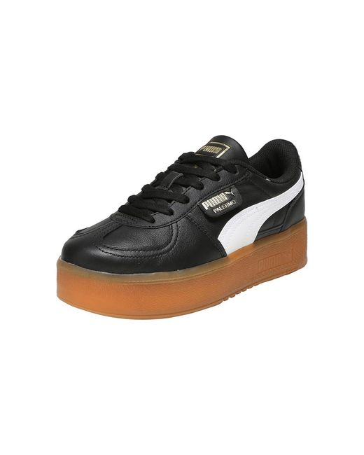 Sneakers Palermo Elevata in Pelle da Donna 38 di PUMA in Black