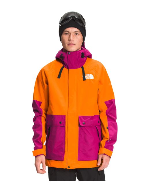 The North Face Orange Balfron Waterproof Ski Jacket for men