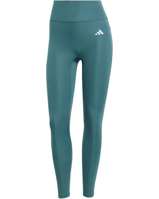 Legging Optime Essentials No Front Rise Seam 7/8 Adidas en coloris Green