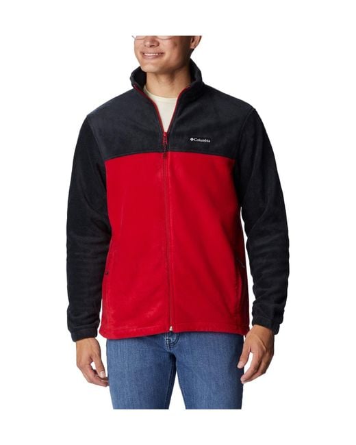 Columbia Red Steens Mountain Full-zip 2.0 Fleece Jacket for men