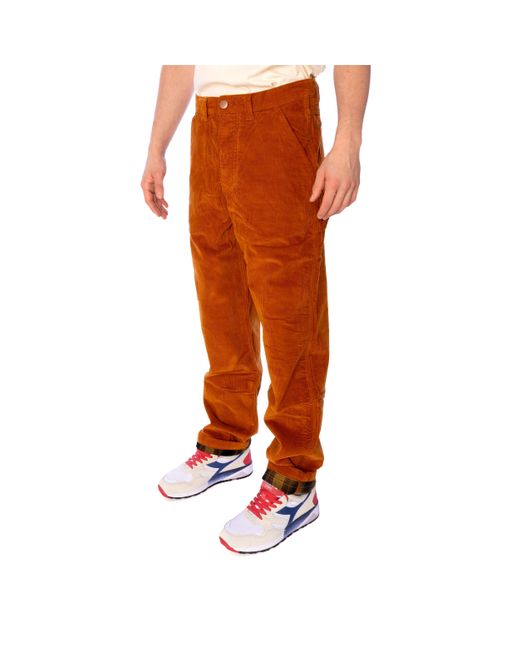 Wrangler Orange Casey Carpenter Trousers for men