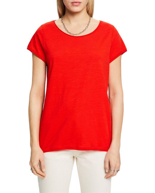 Esprit Red Shirt T-Shirts