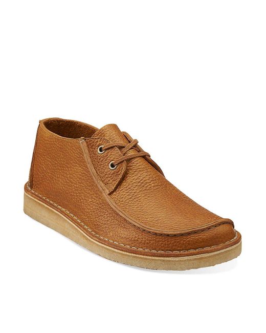 Clarks Brown 66290 S Seam Trek Leather Tan Lea 8 M / Uk 7 for men