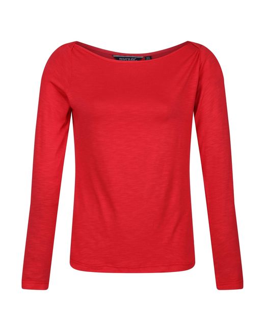Lakeisha Long Sleeve T-shirt 10 Regatta en coloris Red