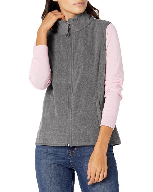 full zip fleece vest