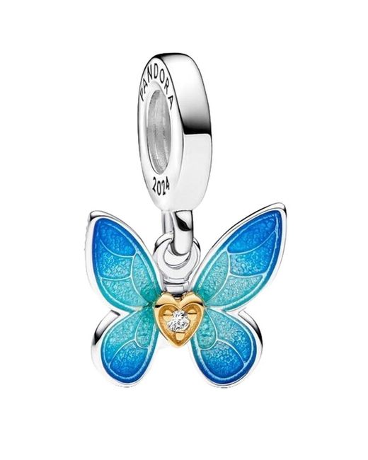 Pandora Blue Butterfly Charm