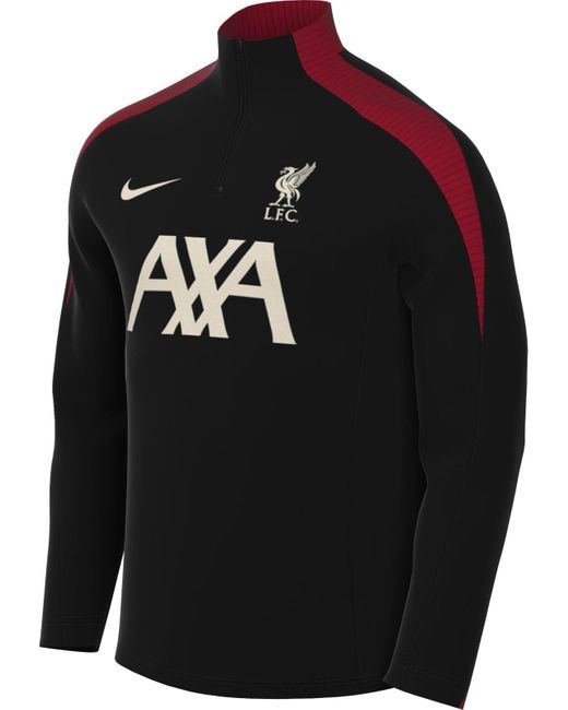 Nike Liverpool Fc Dri-fit Strike Drill Top K Sweatshirt Voor in het Black voor heren