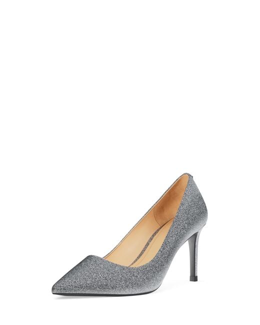 Michael Kors Alina Flex Pomp Pumps Gunmetal Eu 40.5 in het White