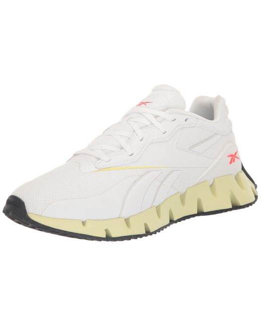 Reebok White Zig Dynamica 4 Sneaker
