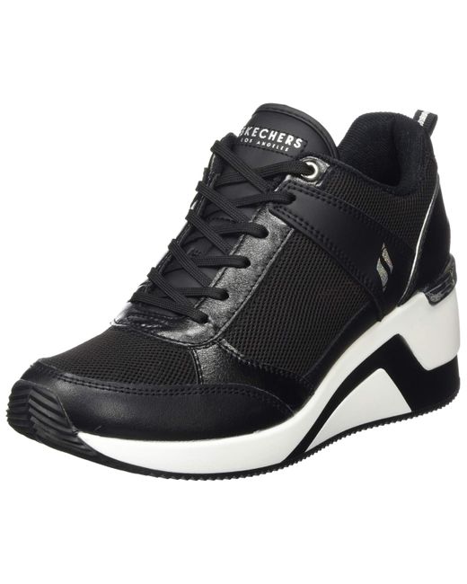 Skechers Black Million Air Up There Trainers