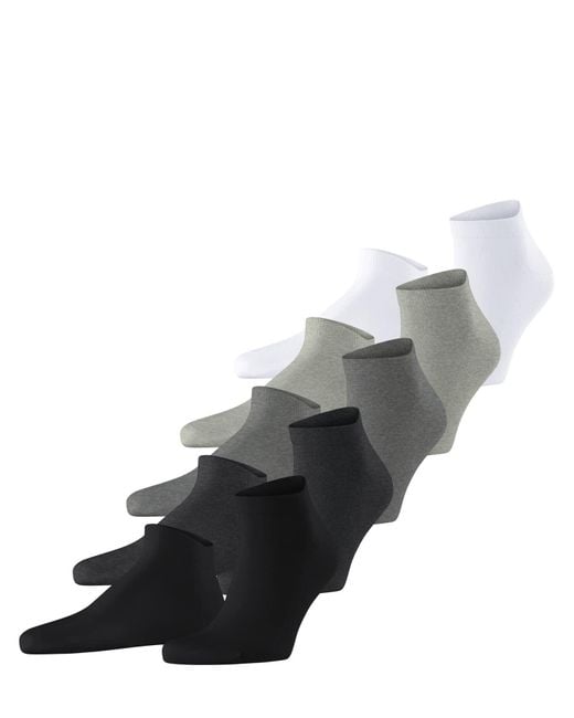 Esprit Gray Solid-mix 5-pack Socks for men