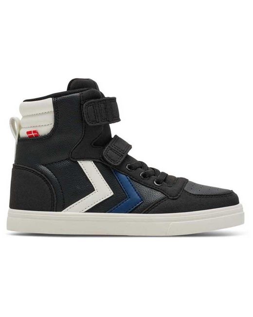 Hummel Blue Slimmer Stadil Leather High Trainers EU 37