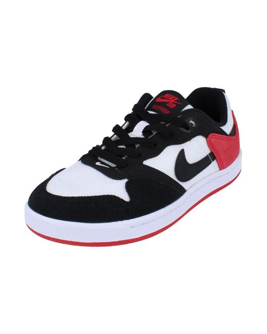 Nike Black Sb Alleyoop. Silver for men