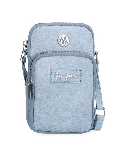 Jana Sac à bandoulière Bleu 11 x 17,5 x 4 cm Polyester avec détails en Cuir synthétique by Joumma Bags Pepe Jeans en coloris Blue