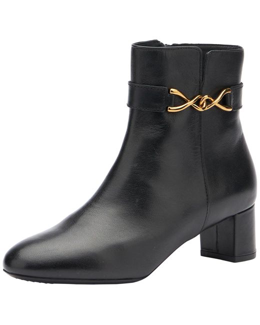 Geox Black D Pheby 50 Ankle Boot