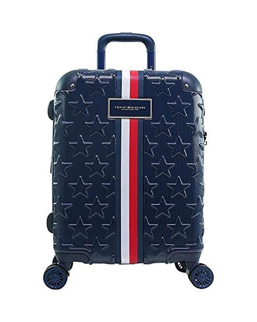Tommy Hilfiger Blue Luggage Starlight 21" Expandable Hardside Spinner Carry-on Luggage