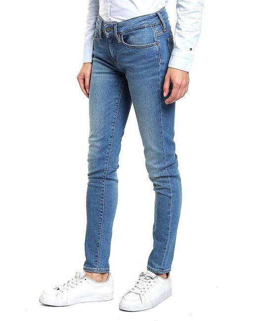 Tommy Hilfiger Venice LW Slim Jeans in Blau | Lyst DE