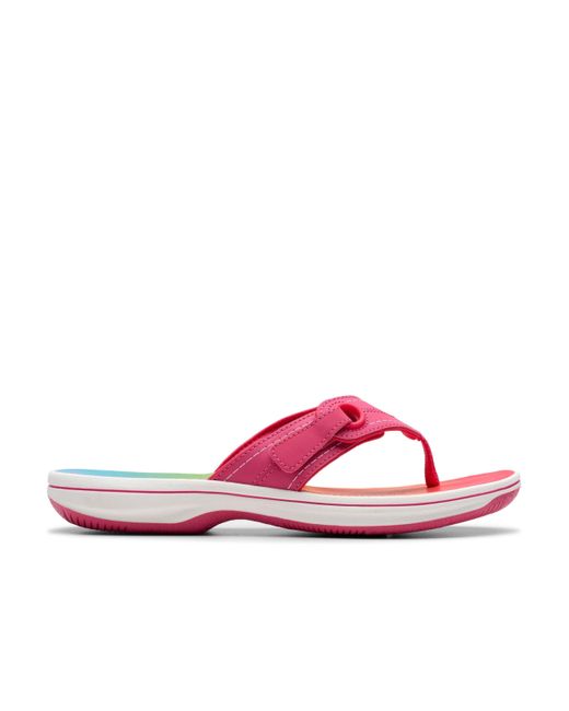 Clarks Brinkley Reyna Synthetische Sandalen In in het Pink