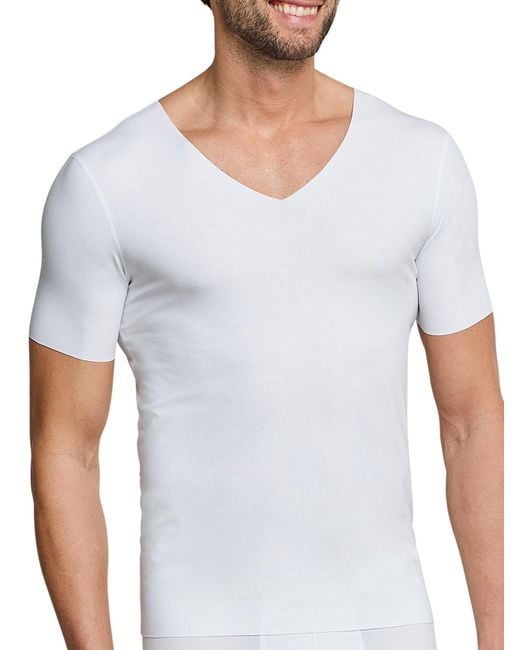 Schiesser Shirt 1/2 Unterhemd in White für Herren