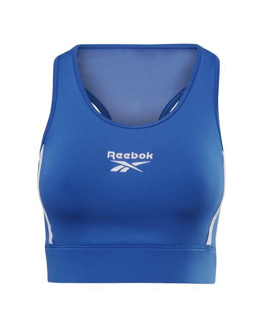 Reebok Blue Bralette mit Paspelierung Sport-BH