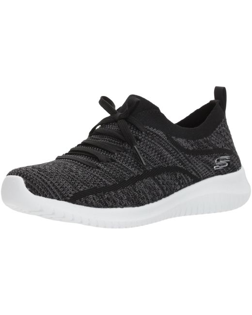 Skechers Ultra Flex Statements Sneaker in Black/Grey (Black) - Save 68% |  Lyst